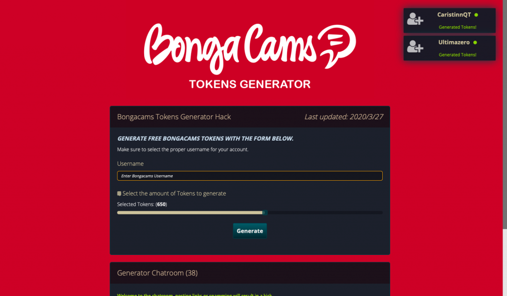 bongacams tokens hack BEST 2021 Bongacams token Generator 